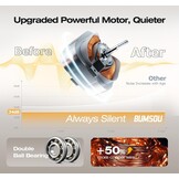Badventilator 100mm met Schakelaar – 130m³/h Krachtige Ventilatie, Energiezuinig WC Ventilator – Stille Badkamer Ventilator met IPX4, Ideale Afzuigventilator voor WC, Kelder, Garage, Keuken