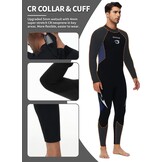 Owntop Wetsuit 5mm Neoprene Diving Suit for Mens Womens - Thicken Full Wet Suit, Back Zip Long Sleeve UPF50+ Keep Warm Swimwear for Scuba Surfing Swimming Diving Snorkeling Water Sports