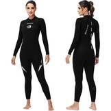 Owntop Wetsuit 5mm Neoprene Diving Suit for Mens Womens - Thicken Full Wet Suit, Back Zip Long Sleeve UPF50+ Keep Warm Swimwear for Scuba Surfing Swimming Diving Snorkeling Water Sports