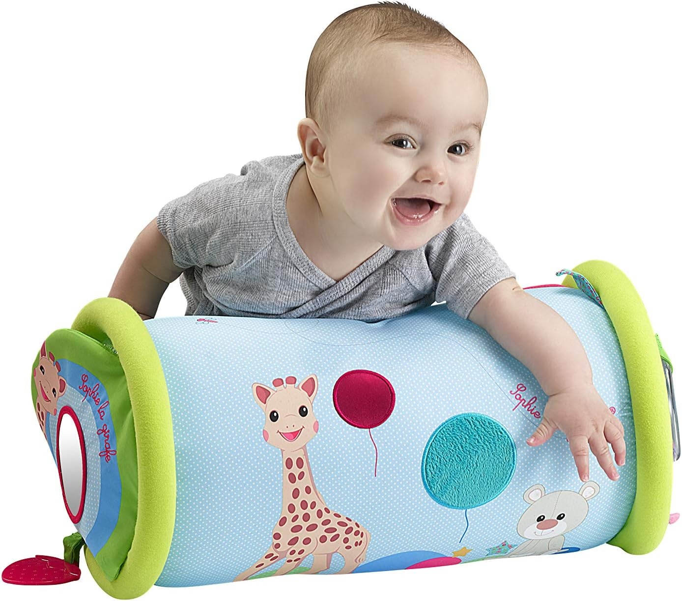 Vulli kruiprol Sophie la girafe, meerkleurig