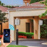 Waterdichte Buitenluidsprekers Wit 200W Bluetooth 5.3 Wandmontage - 58% Korting