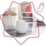 Badabulle Easy Plus flessenwarmer en babykostwarmer, inclusief praktische doseerder, verwarmen van flesjes in 90 seconden