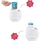 Badabulle Easy Plus flessenwarmer en babykostwarmer, inclusief praktische doseerder, verwarmen van flesjes in 90 seconden