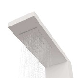 vidaXL Douchepaneelsysteem aluminium wit