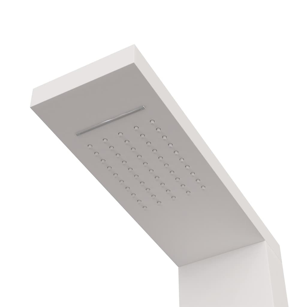 vidaXL Douchepaneelsysteem aluminium wit