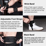 Boksen Weerstandsbanden Set - Fitness & Thuis Training (5 Bands, 68-136KG) - 59% Korting