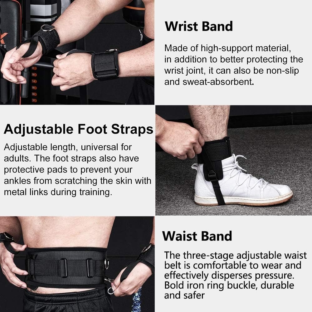 Boksen Weerstandsbanden Set - Fitness & Thuis Training (5 Bands, 68-136KG) - 59% Korting