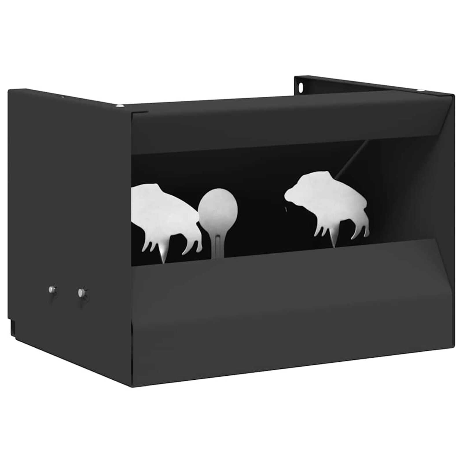 vidaXL Schietkast magnetisch met targets 4+1 wild zwijnontwerp