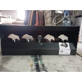 vidaXL Schietkast magnetisch met targets 4+1 wild zwijnontwerp