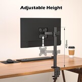Monitorarm Zwart voor 1 Monitor 13-32 inch LED LCD tot 10 kg VESA - 59% Korting!