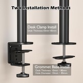 Monitorarm Zwart voor 1 Monitor 13-32 inch LED LCD tot 10 kg VESA - 59% Korting!