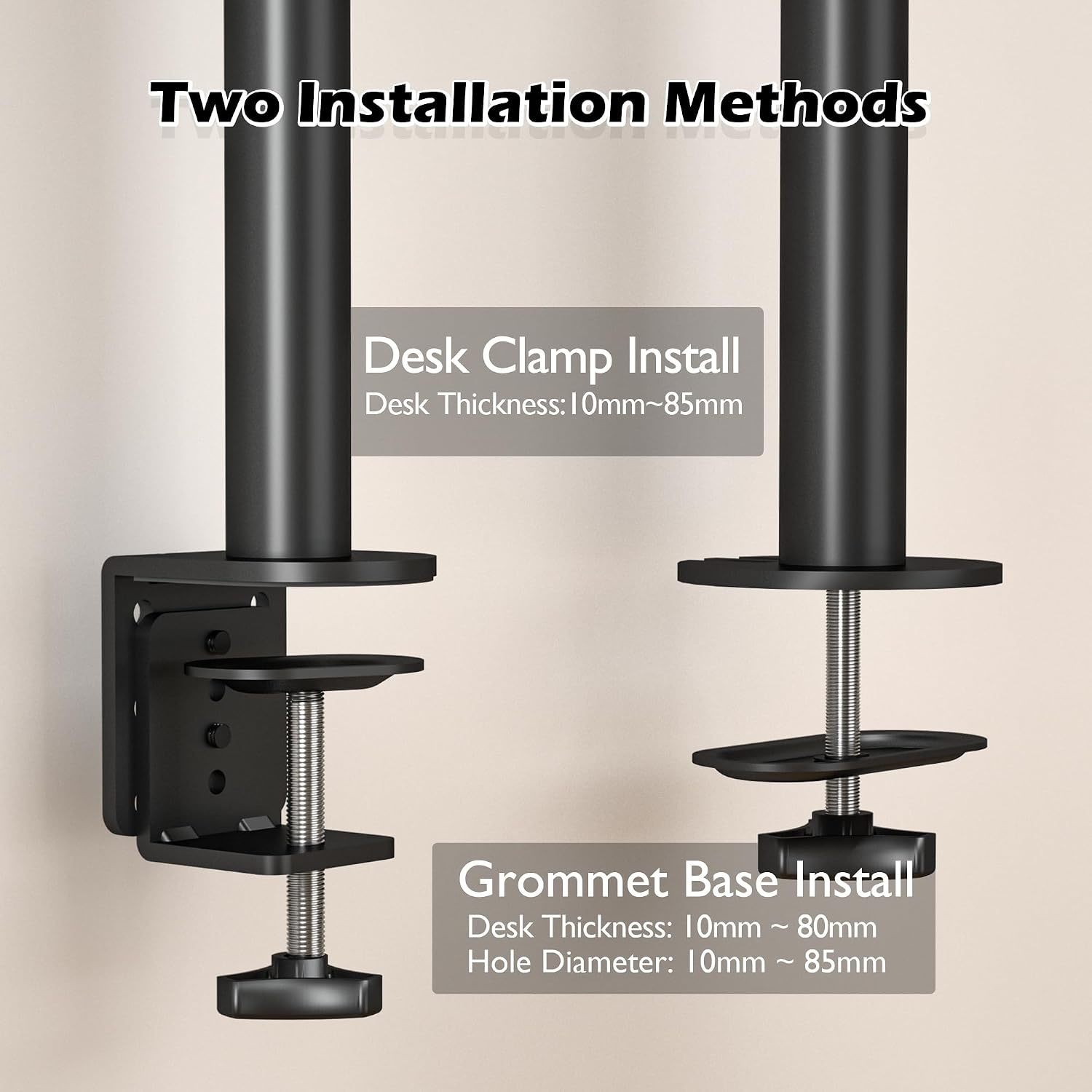 Monitorarm Zwart voor 1 Monitor 13-32 inch LED LCD tot 10 kg VESA - 59% Korting!