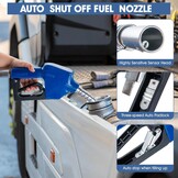 Diesel Transfer Pump with Auto Shut-Off Nozzle Hoses 12V 260W Electric Fuel Transfer Pump 45L/Min Oil Suction Pump With Copper Engine