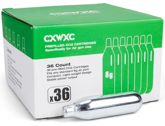 8 Gram/ 12 Gram/ 88 Gram CO2 Cartridges for Paintball - CO2 Cylinder CO2 Cartridges for Airsoft, Air Gun, Pepper Gun P2P HDP 50 Compact