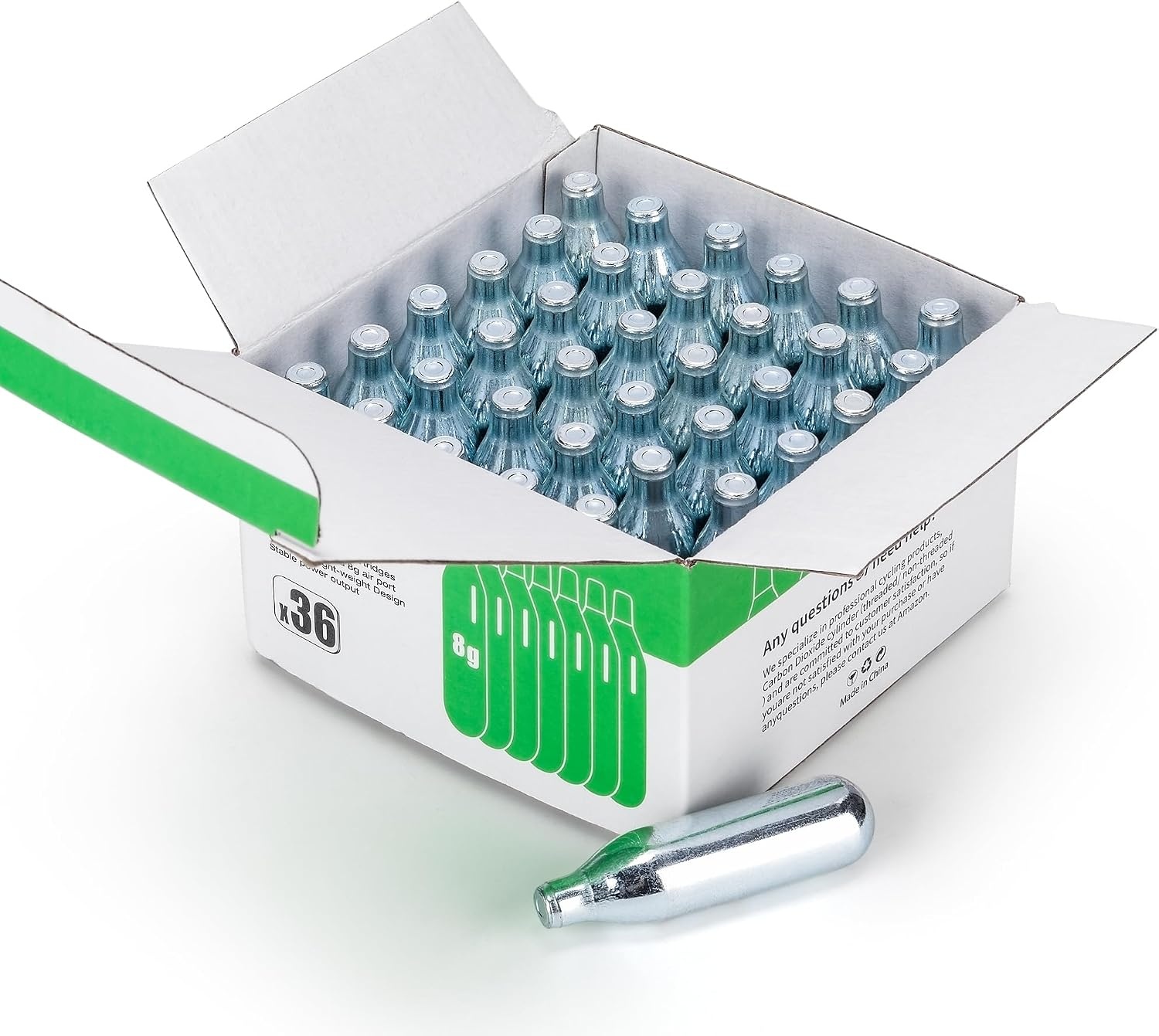CO2 Patronen 8/12/88g - 99.9% Puur (45% Korting)