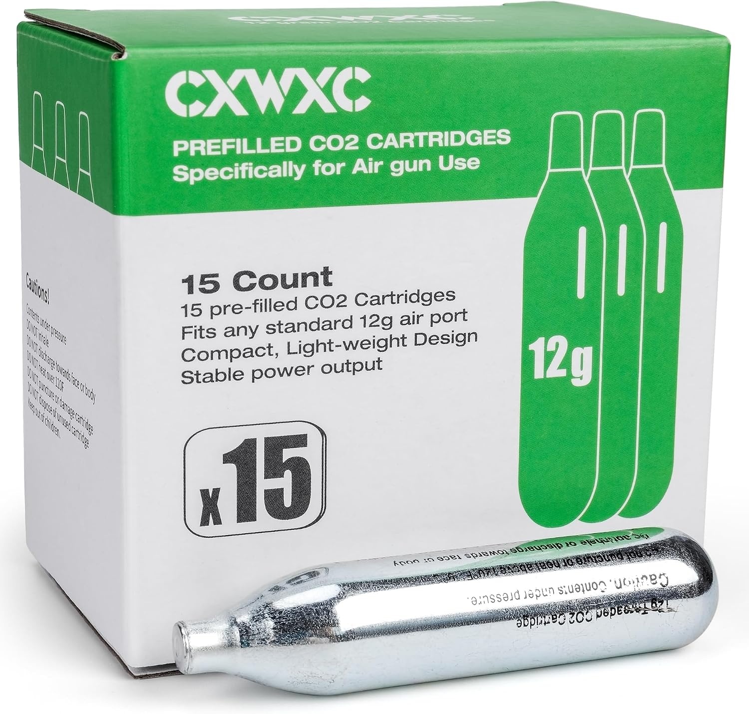 CO2 Patronen 8/12/88g - 99.9% Puur (45% Korting)