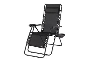 Zwarte Ligstoel Tuin - 157,5 cm | 36% Korting
