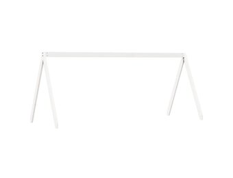 vidaXL Kinderbedhuisje 209x95,5x88 cm massief grenenhout wit