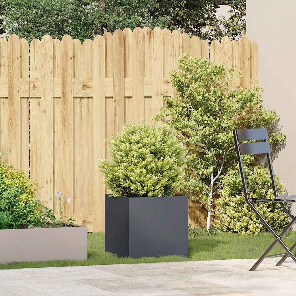 Antraciet Stalen Plantenbak 40x40x40 cm - 34% Korting