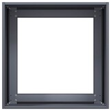 vidaXL Plantenbak 40x40x40 cm koudgewalst staal antracietkleurig