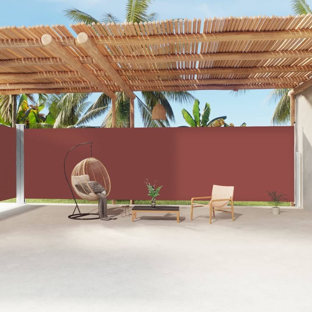 Uittrekbaar Windscherm Bruin 220x1200 cm - 61% Korting