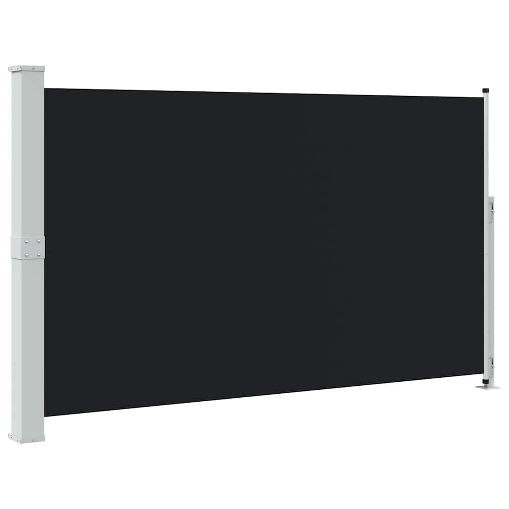 vidaXL Tuinscherm uittrekbaar 180x300 cm zwart