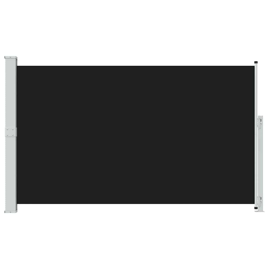 Uittrekbaar Tuinscherm 180x300 cm Zwart - Privacy & Windbescherming