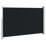 vidaXL Tuinscherm uittrekbaar 180x300 cm zwart