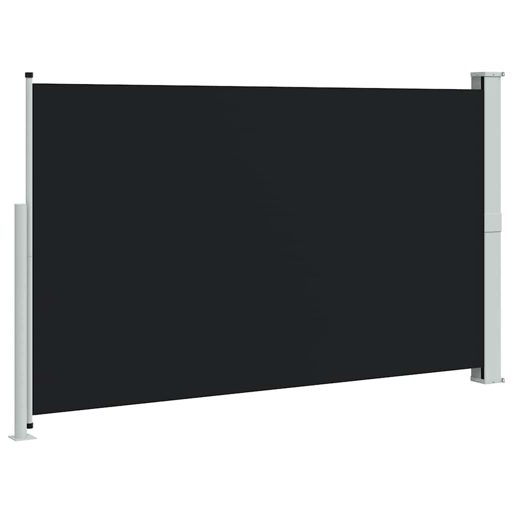 vidaXL Tuinscherm uittrekbaar 180x300 cm zwart