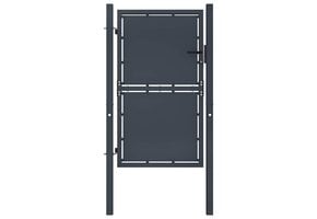 vidaXL Stalen Tuinpoort 100x125 cm Antraciet (52% Korting)