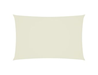 vidaXL Zonnescherm rechthoekig 2,5x5 m oxford stof crèmekleurig