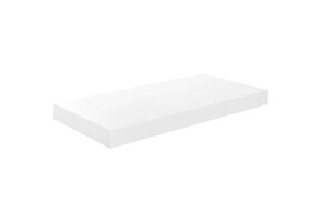 Zwevende Wandschap Hoogglans Wit MDF 50x23x3,8cm | 45% Korting