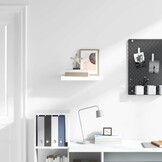 Zwevende Wandplank Hoogglans Wit 50x23x3.8 cm - 54% Korting!