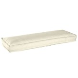 vidaXL Palletkussen voor bank Crème 120 x 40 x 8 cm Oxford stof