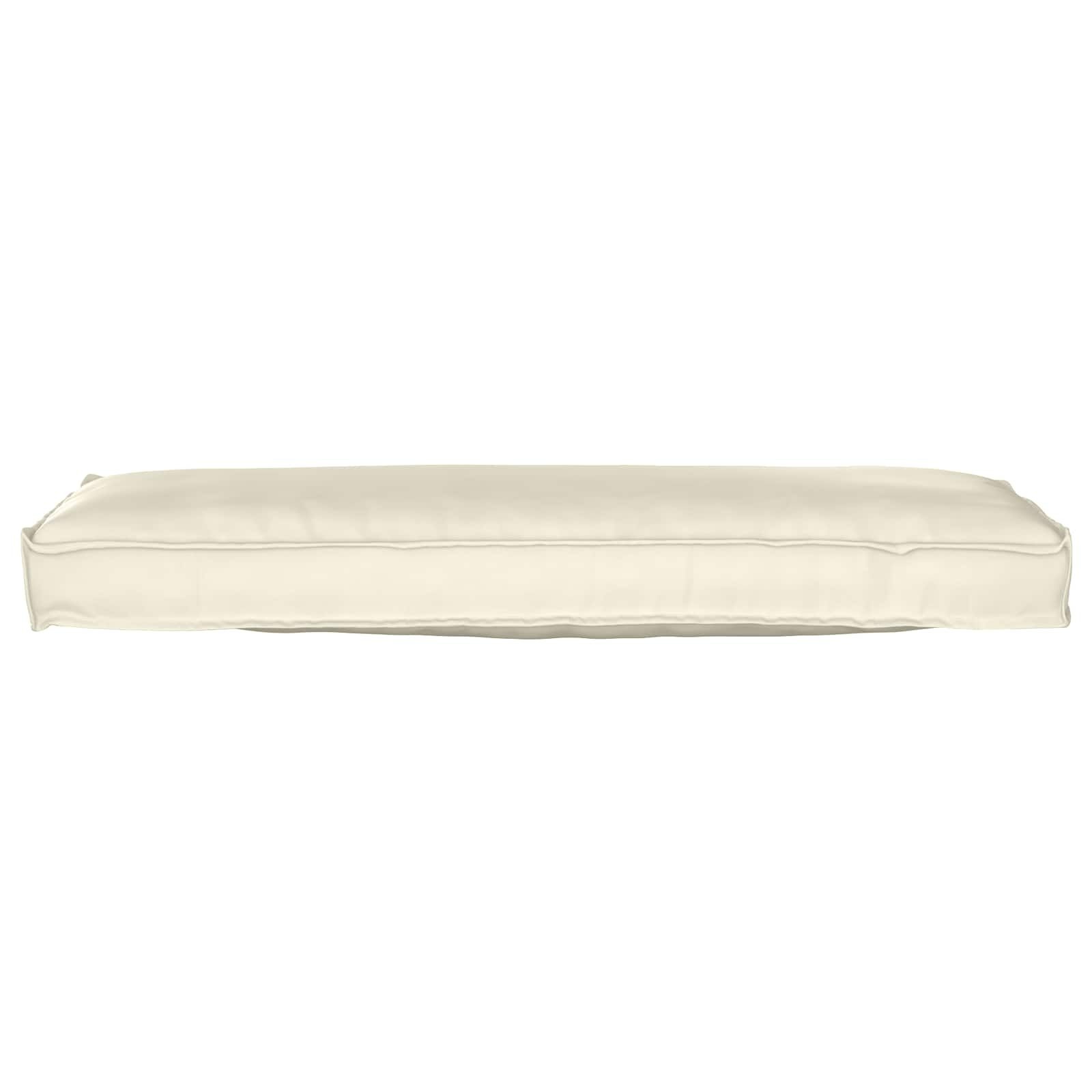 vidaXL Palletkussen voor bank Crème 120 x 40 x 8 cm Oxford stof
