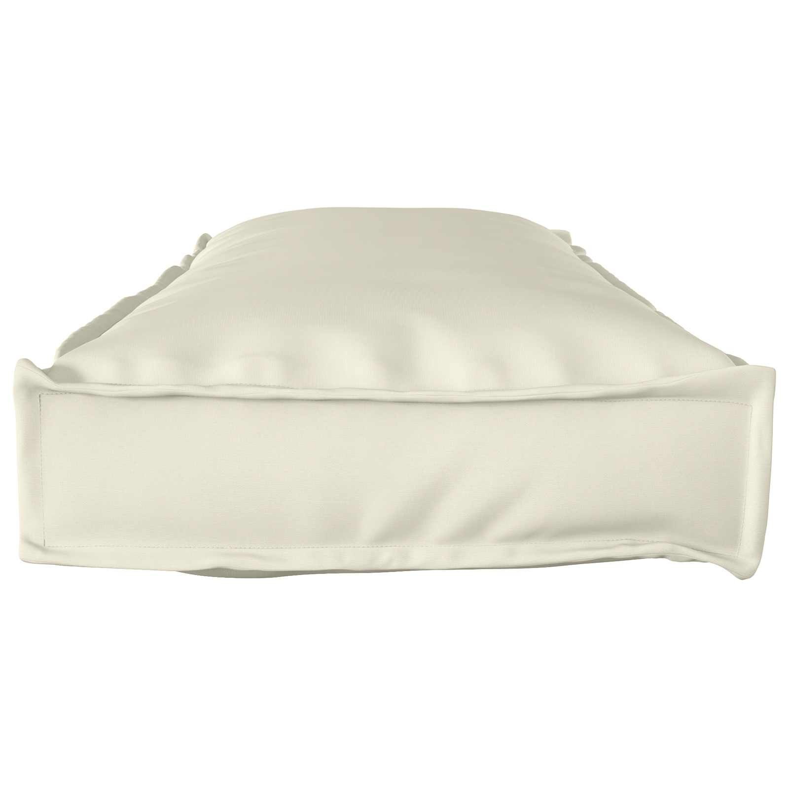 vidaXL Palletkussen voor bank Crème 120 x 40 x 8 cm Oxford stof
