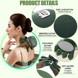 Massager Neck Massager, Neck Massage Shoulder, Shiatsu Neck Massager Wireless, Electric Back Massager, Shiatsu Massage for Neck, 3 Massage Settings and 2 Heat Settings, Neck Massager