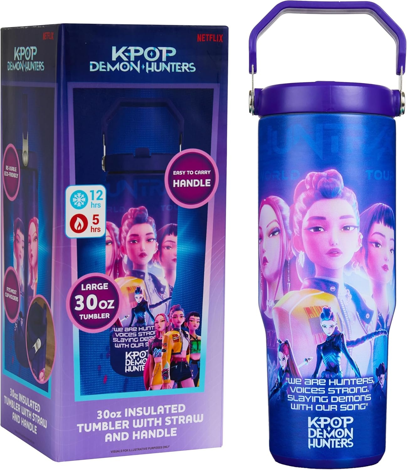 KPop Demon Hunters RVS Drinkbeker 850ml - 58% Korting