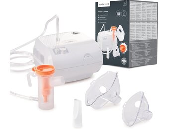 Nuvita 5023 Nébuliseur à Piston pour Thérapie Respiratoire Efficace - Haute Performance, Faible Bruit, Compatibilité avec Tous les Médicament