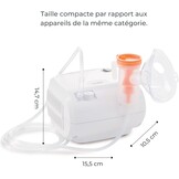 Nuvita 5023 Nébuliseur à Piston pour Thérapie Respiratoire Efficace - Haute Performance, Faible Bruit, Compatibilité avec Tous les Médicament