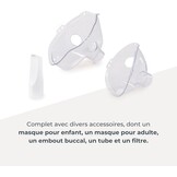Nuvita 5023 Nébuliseur à Piston pour Thérapie Respiratoire Efficace - Haute Performance, Faible Bruit, Compatibilité avec Tous les Médicament