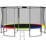 Trampoline Rand 366 cm Regenboog - Weerbestendig & Dik