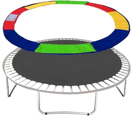 Trampoline Rand 366 cm Regenboog - Weerbestendig & Dik