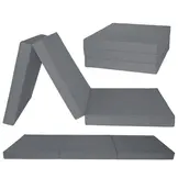 Opvouwbaar Logeermatras Grijs 195x80x15 cm - 25% Korting