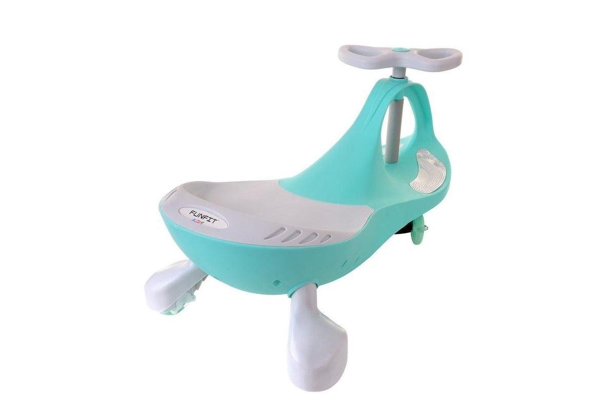 Wiggle car - wiebelauto - met LED-verlichte wielen - groen