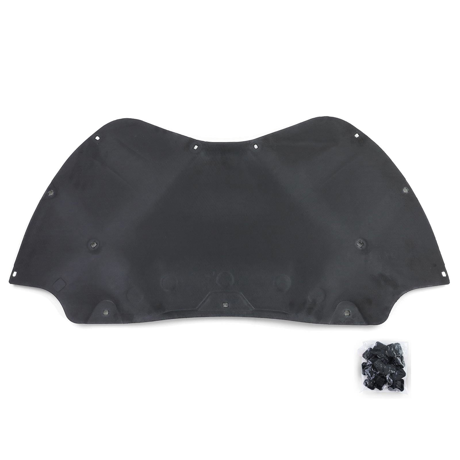 Motorkap isolatiemat Seat Leon 1P (2006-2013) Zwart met Clips - 60% Korting