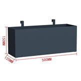 Hangende plantenbak kliko ombouw - 50cm Antraciet - 53% Korting