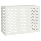vidaXL Airconditionerhoes Wit Staal 110x50x80cm - 55% Korting!