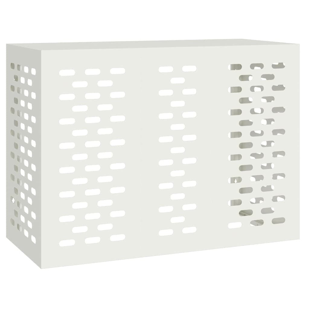 vidaXL Airconditionerhoes Wit Staal 110x50x80cm - 55% Korting!