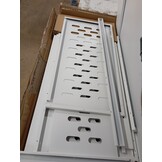 vidaXL Airconditionerhoes Wit Staal 110x50x80cm - 55% Korting!